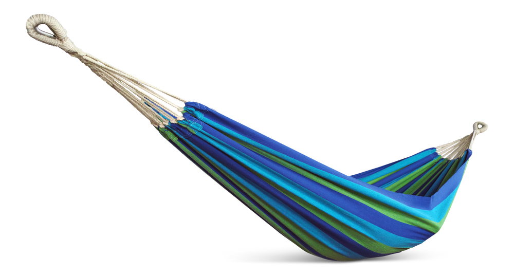 Bliss Hammocks Double Rope Hammock in a Bag for Patio/Backyard/Camping