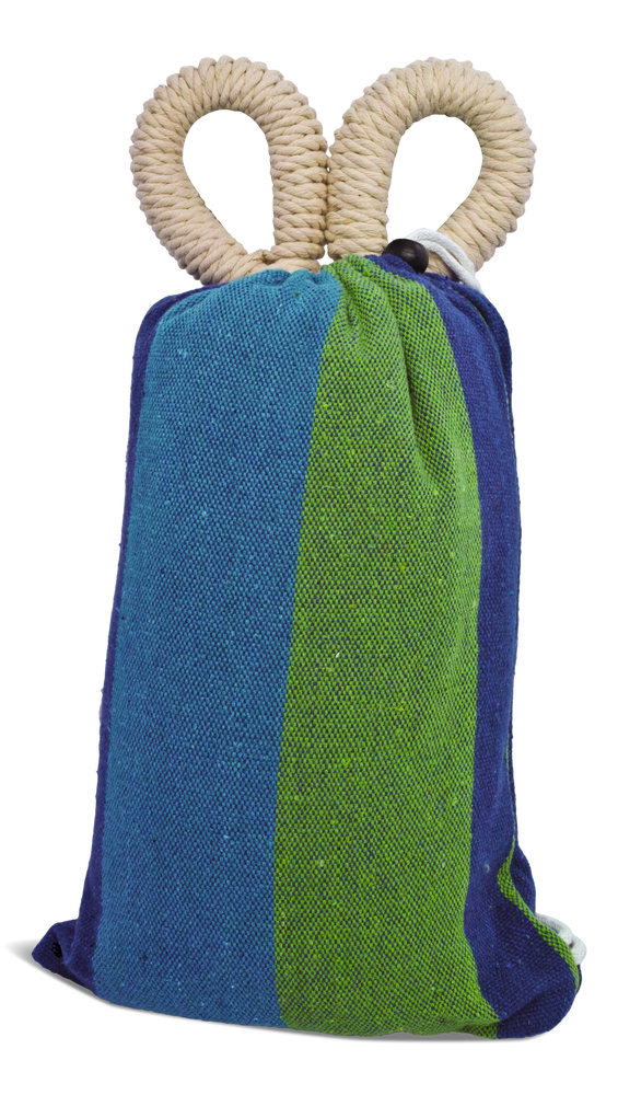 Bliss Hammocks Double Rope Hammock in a Bag for Patio/Backyard/Camping