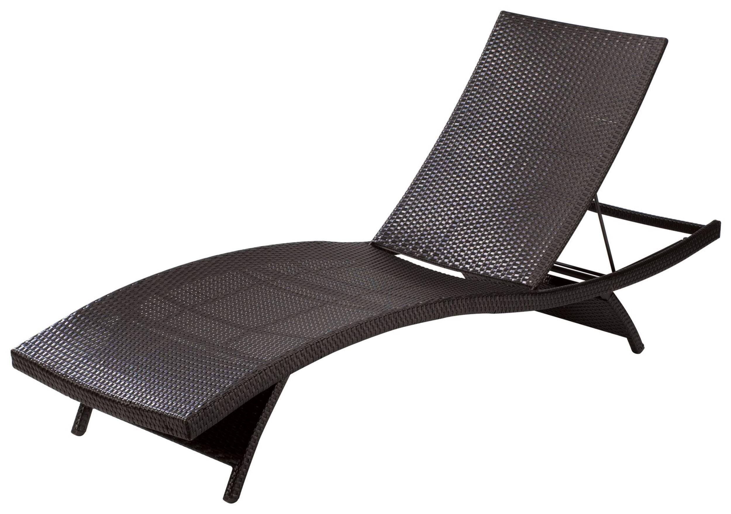 CANVAS Satori Collection S-Shaped Patio Lounger Front_Three_Fourths_Angled_Left
