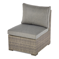 CANVAS Bala - Fauteuil de jardin en osier, toute saison
