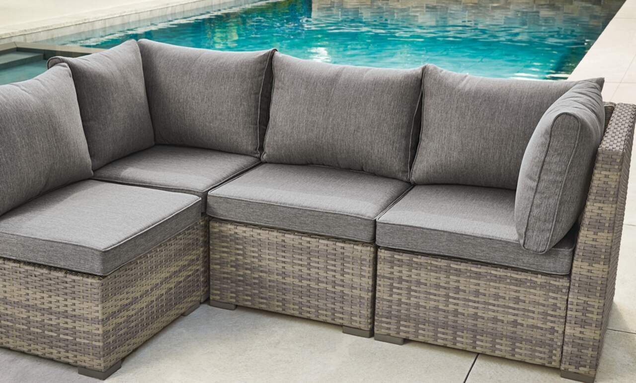 CANVAS Bala All Weather Wicker Outdoor Patio Middle Chair