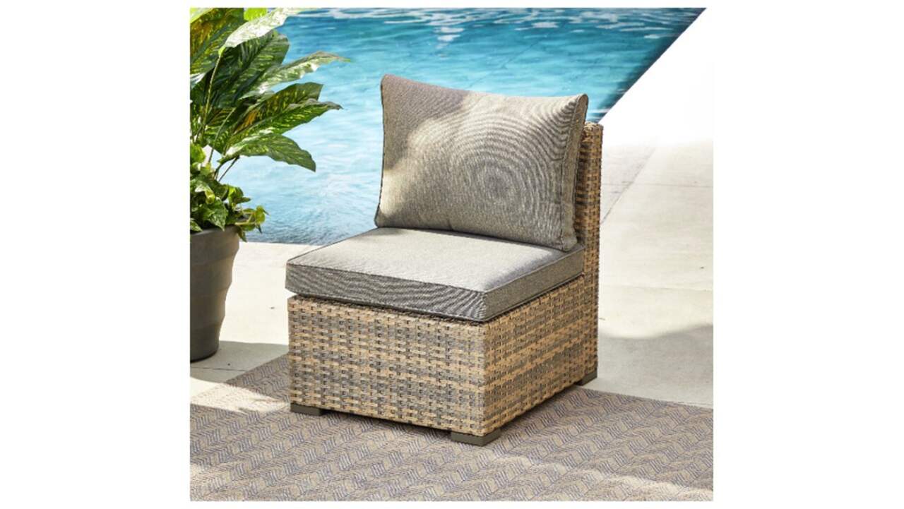 CANVAS Bala All Weather Wicker Outdoor Patio Middle Chair