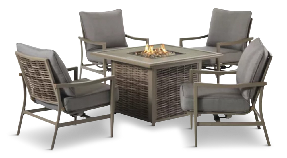 Canvas Sandbanks All Weather Wicker, Outdoor Fire Pit Table Canadian Tire
