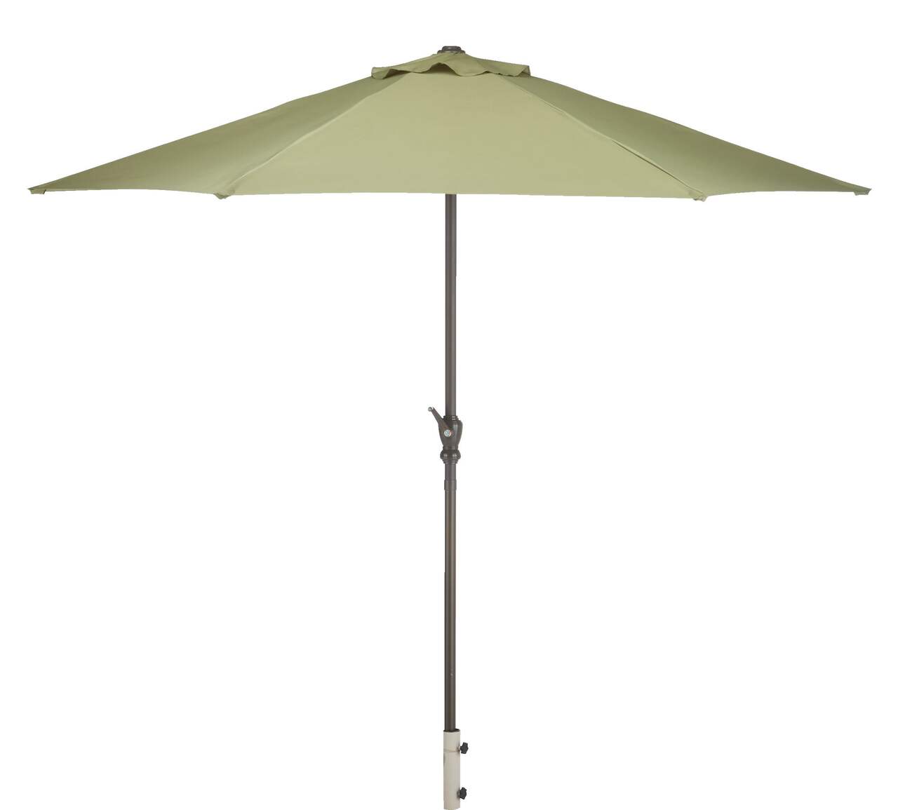 CANVAS UV-Protected Fabric Outdoor/Patio Market Umbrella w/ Crank Handle,  9-ft