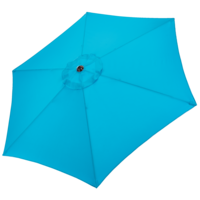 CANVAS UV-Protected Fabric Outdoor/Patio Market Umbrella with Crank Handle, 9-ft