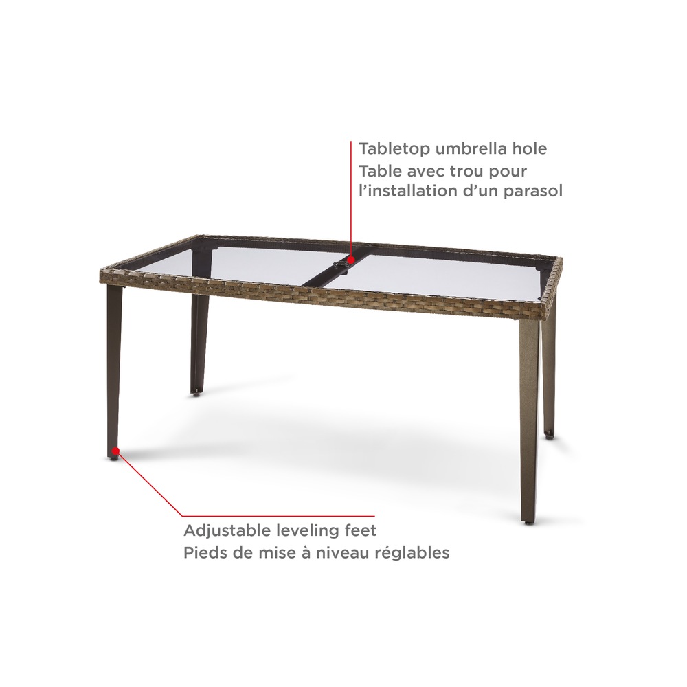 CANVAS Bala Outdoor/Patio Replacement Cushion Sectional Set, Blue