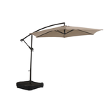 Sutton - Parasol déporté, avec socle lesté au sable