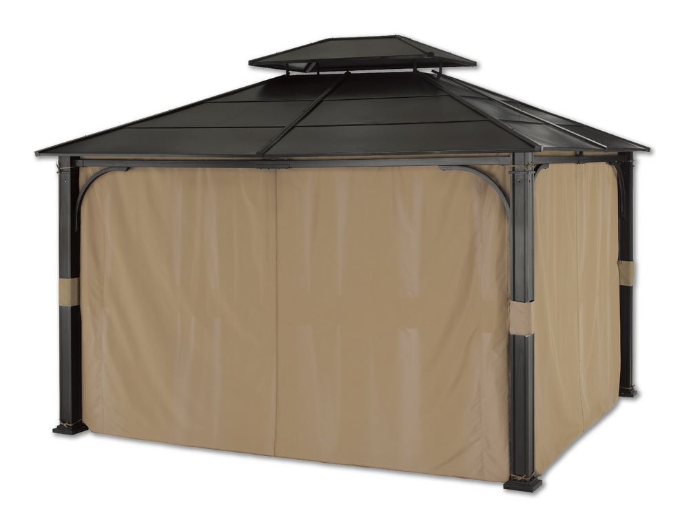 For Living Fabric Outdoor/Patio Gazebo Walls & Netting for Essex Gazebo