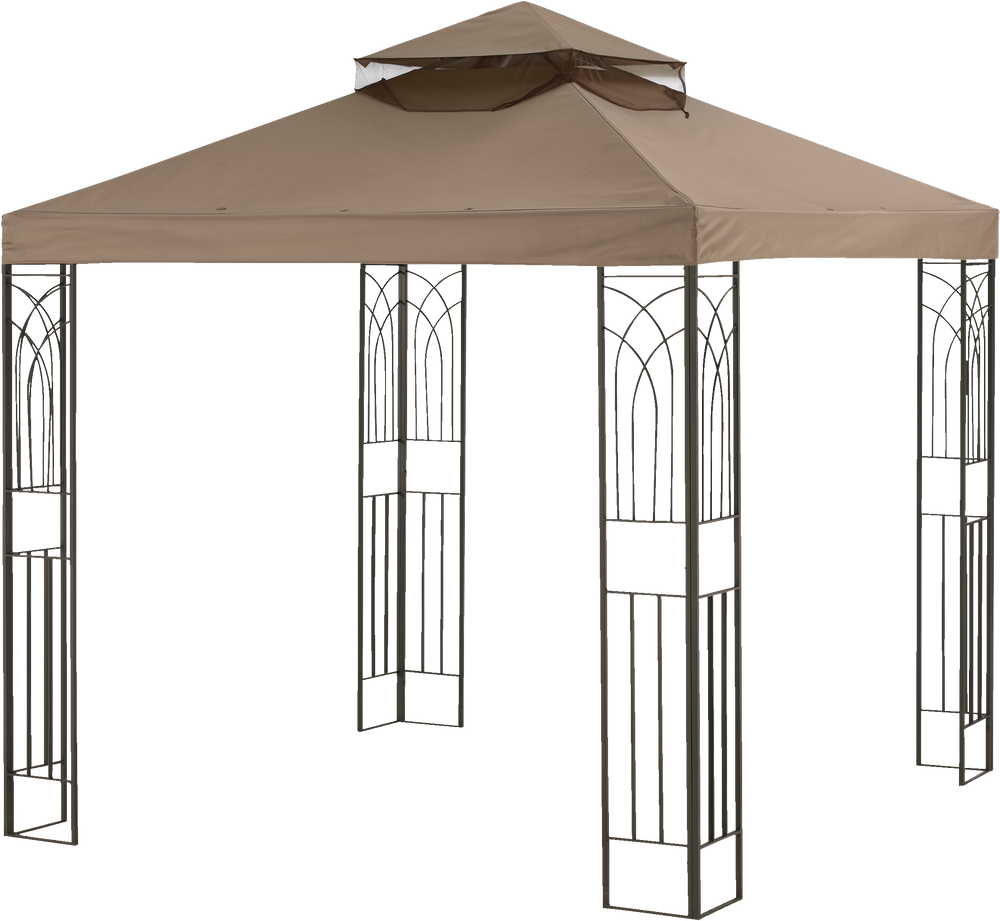 For Living Square Fabric Outdoor/Patio Gazebo Canopy for Crawford
