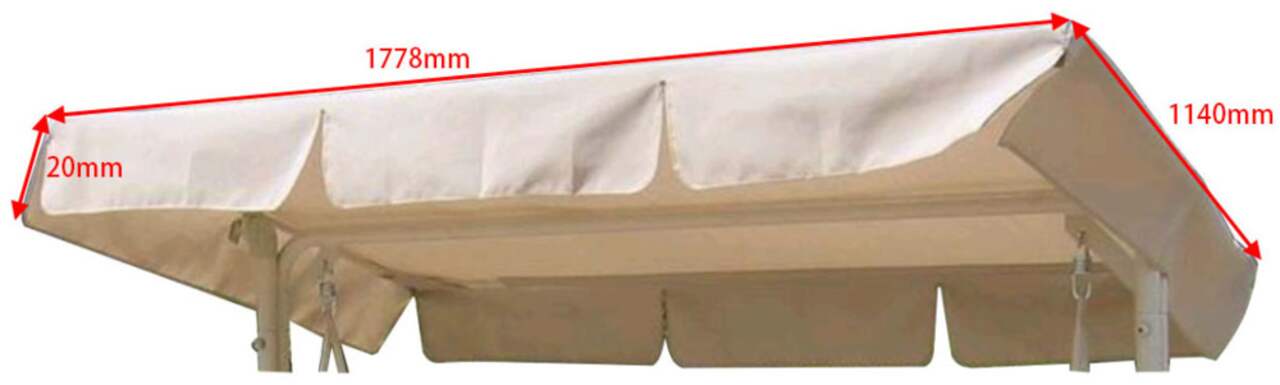 For Living Canopy for Parker or Sandstone Swing Canadian Tire