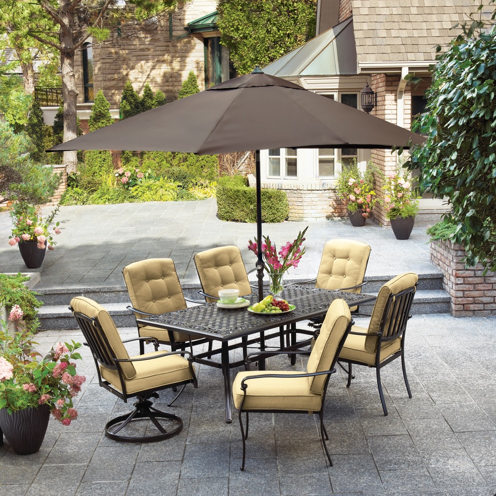 LaZBoy Camden Collection Rectangular Patio Table Canadian Tire