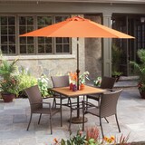 Sedona Collection Square Patio Table, 43 x 43-in Composite_or_Mixed