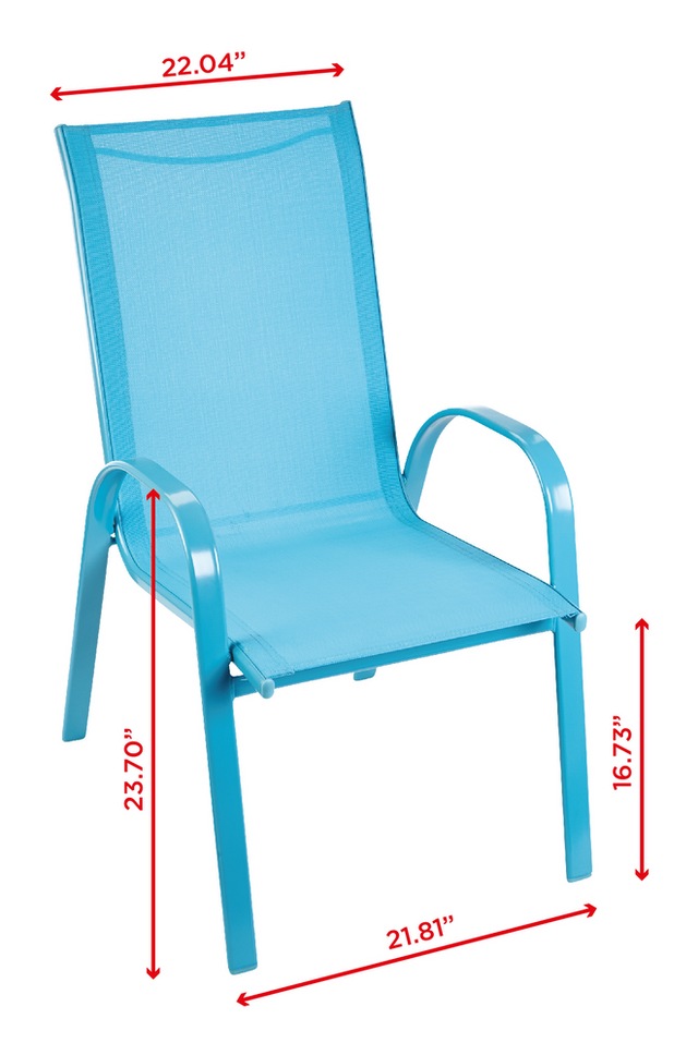 For Living Sling Outdoor/Patio Chair, Stackable, Assorted Canadian Tire