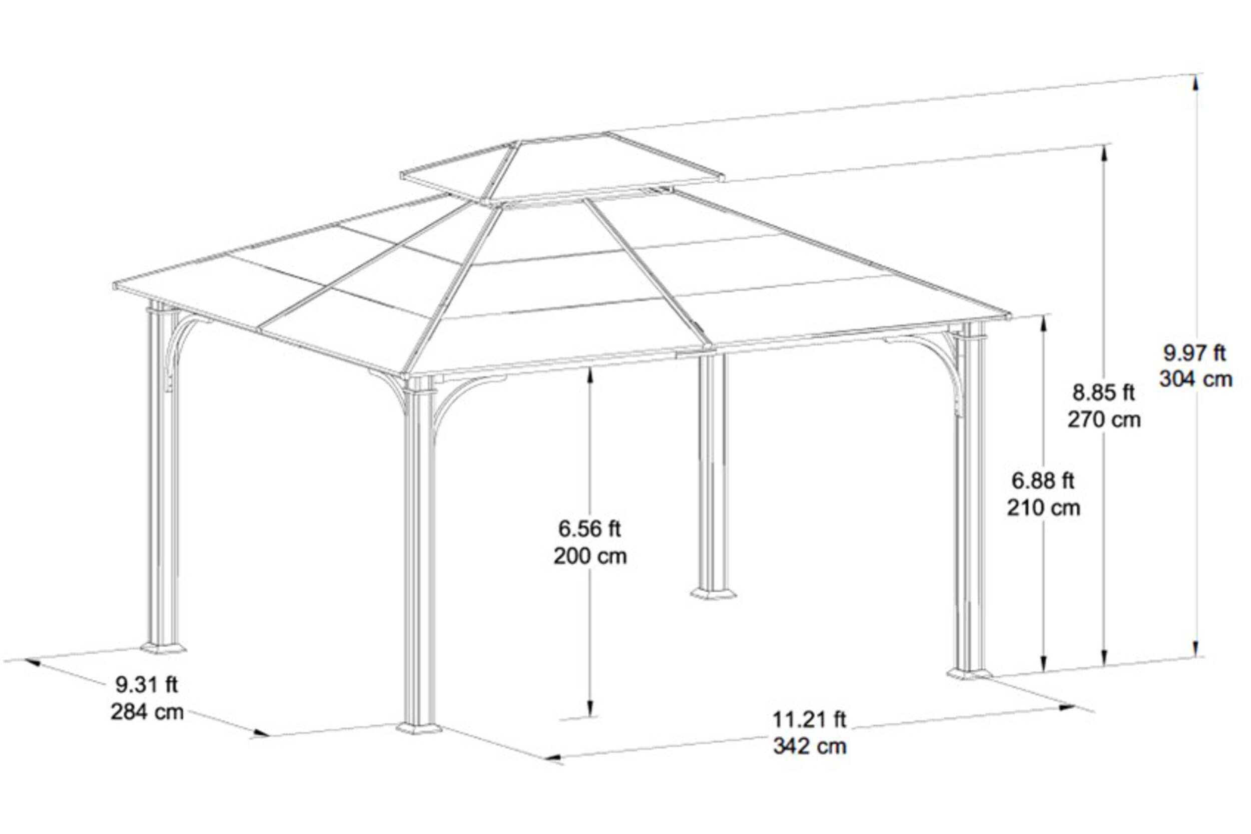 For Living Essex Collection Gazebo Canadian Tire