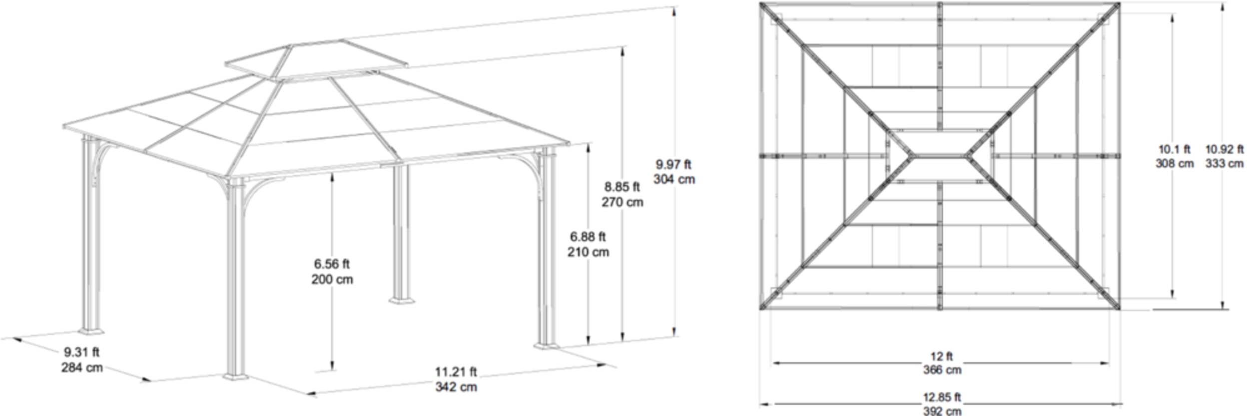 For Living Essex Collection Gazebo Canadian Tire