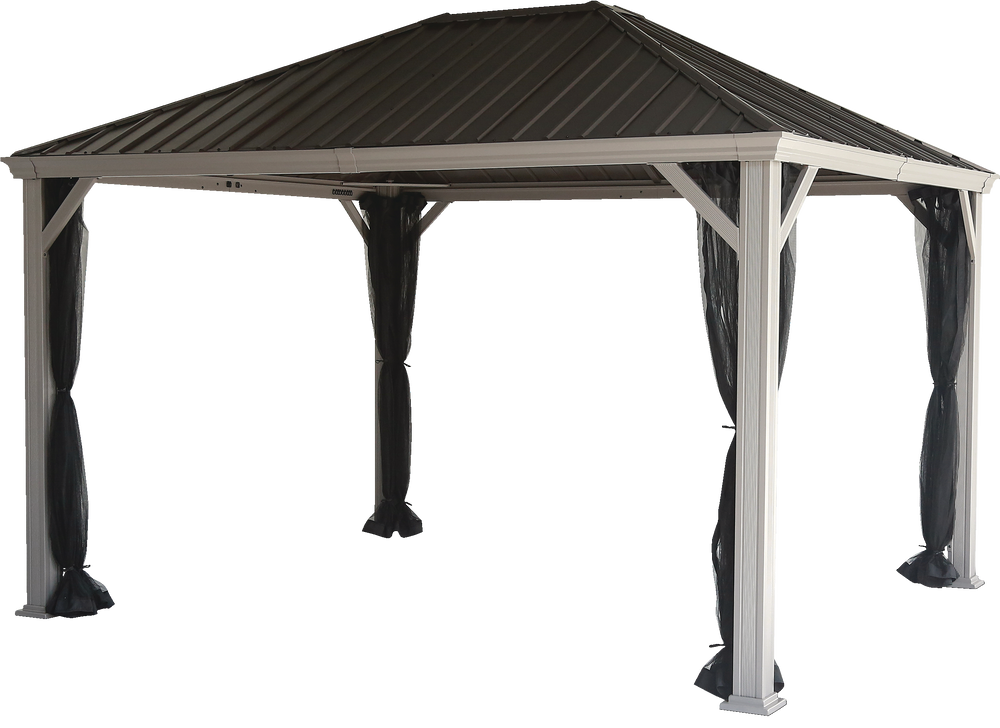 CANVAS Skyline Aluminum & Galvanized Steel Outdoor Patio Hard-Top ...