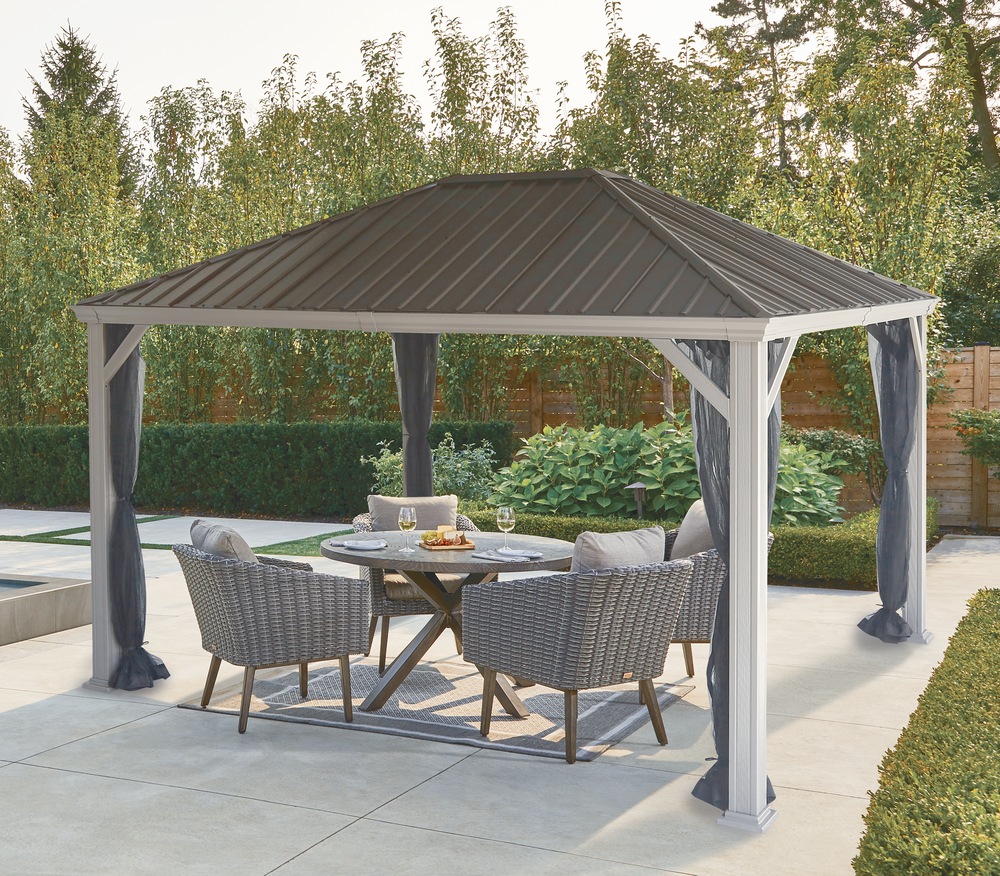 CANVAS Skyline Aluminum & Galvanized Steel Outdoor Patio HardTop