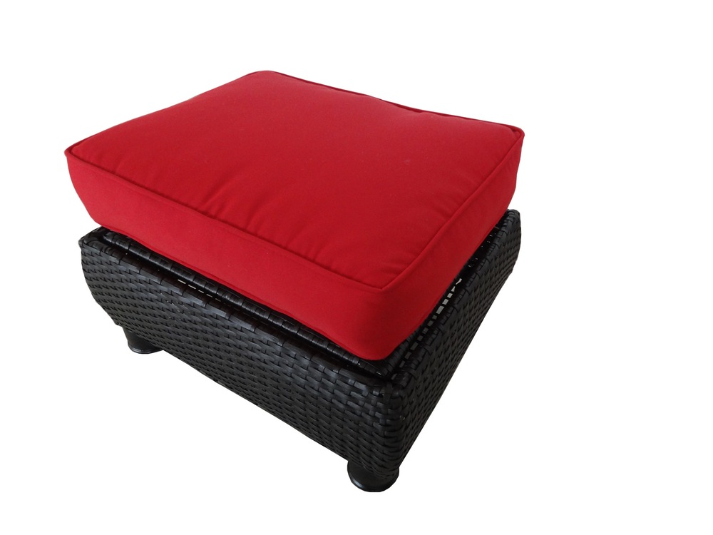 LaZBoy Whitley Patio Ottoman, Red, 2pc Canadian Tire