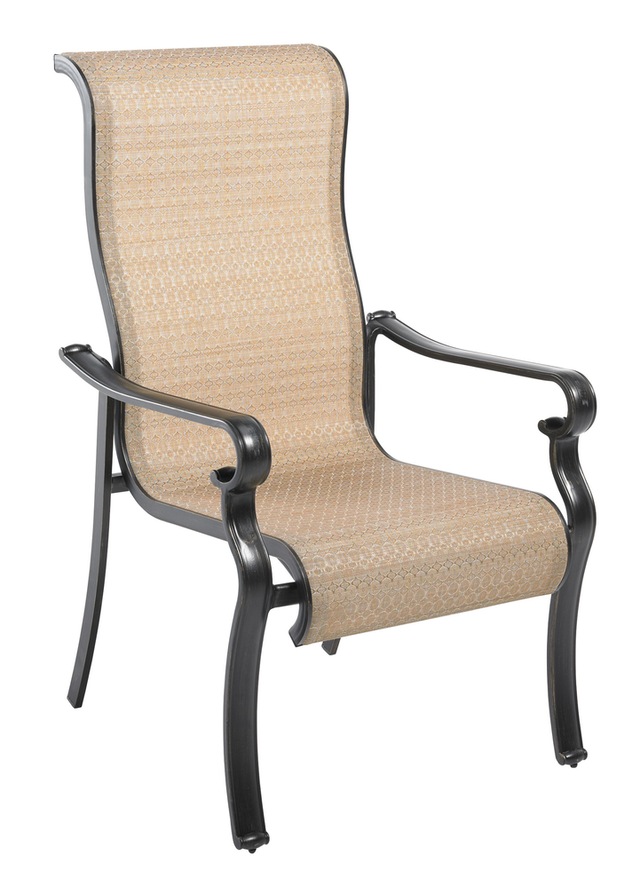LaZBoy Aberdeen Collection Stacking Sling Patio Dining Chair