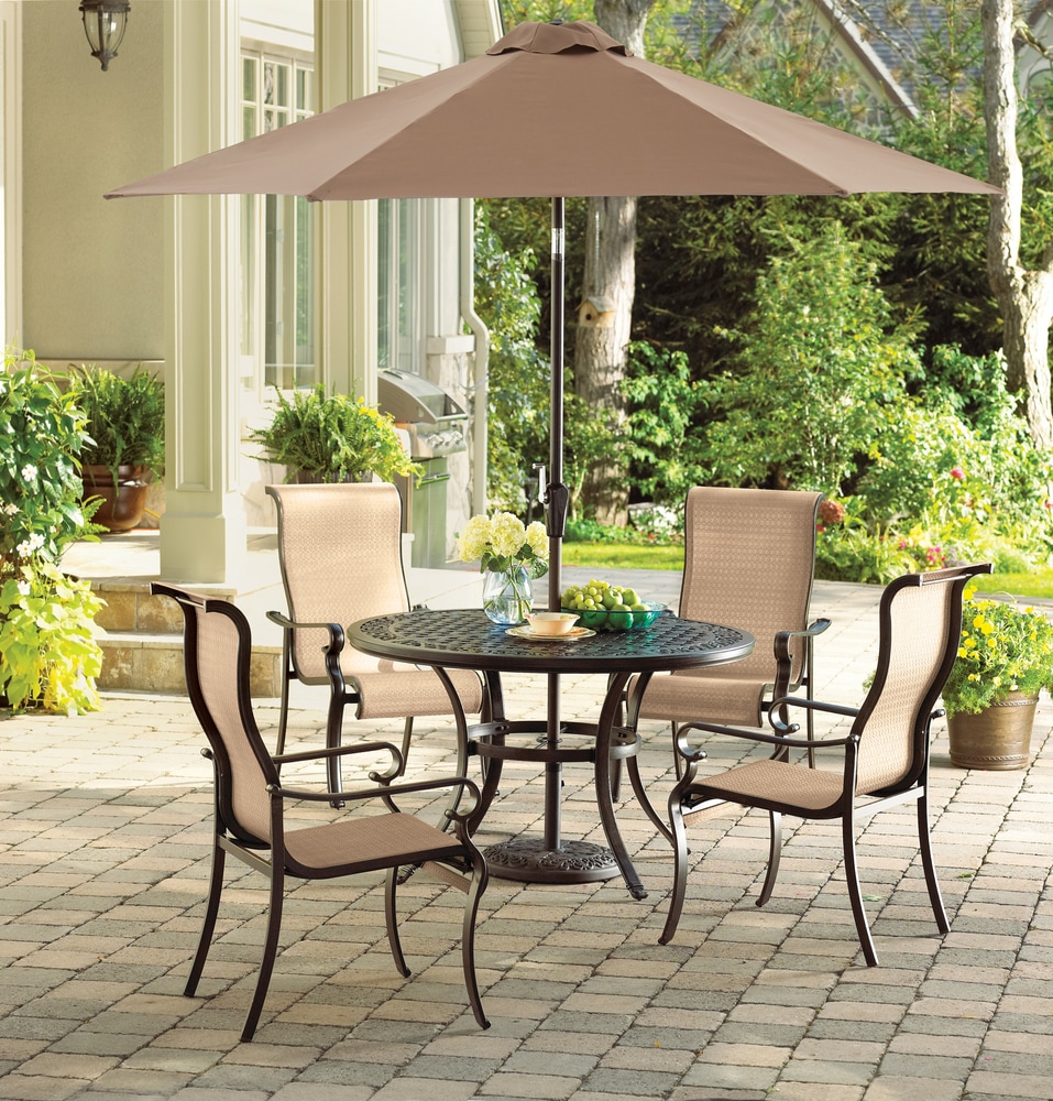 LaZBoy Aberdeen Collection Stacking Sling Patio Dining Chair