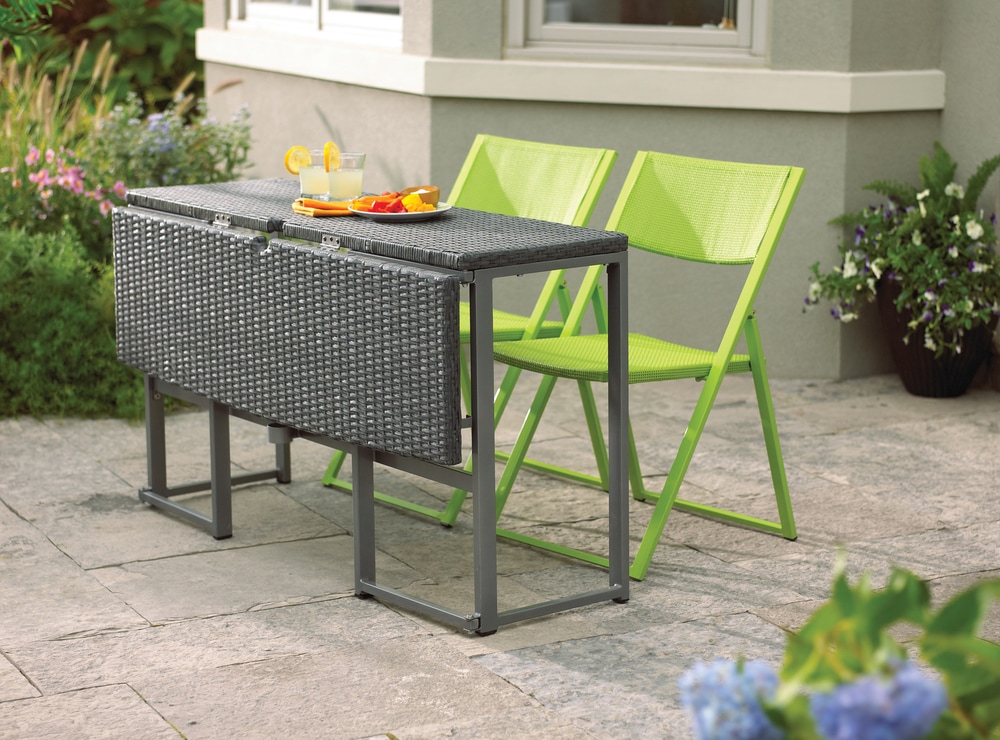 Umbra Loft Collection Woven Folding Patio Table Canadian Tire