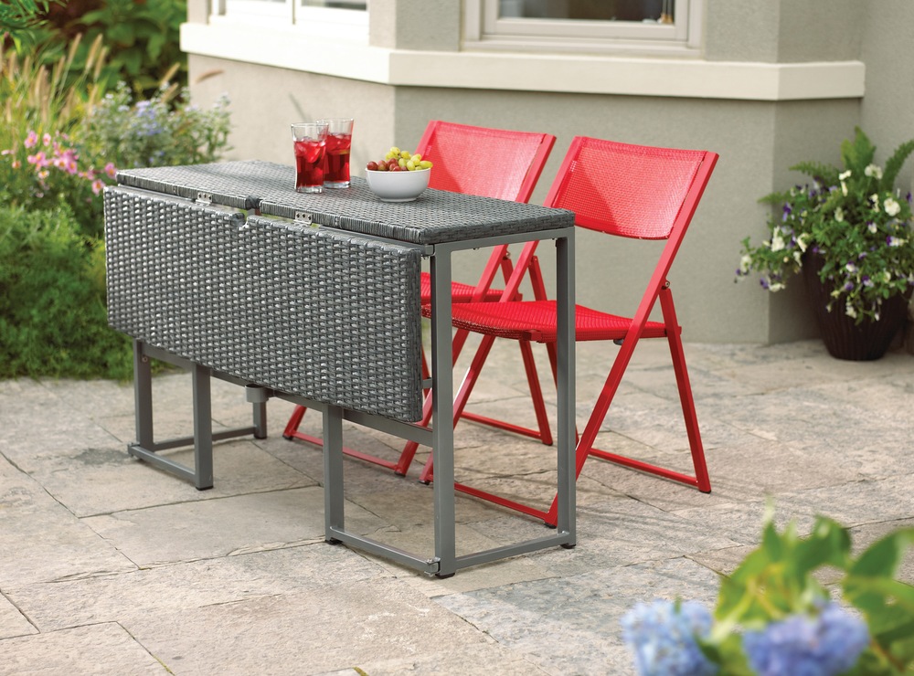Umbra Loft Collection Woven Folding Patio Table Canadian Tire