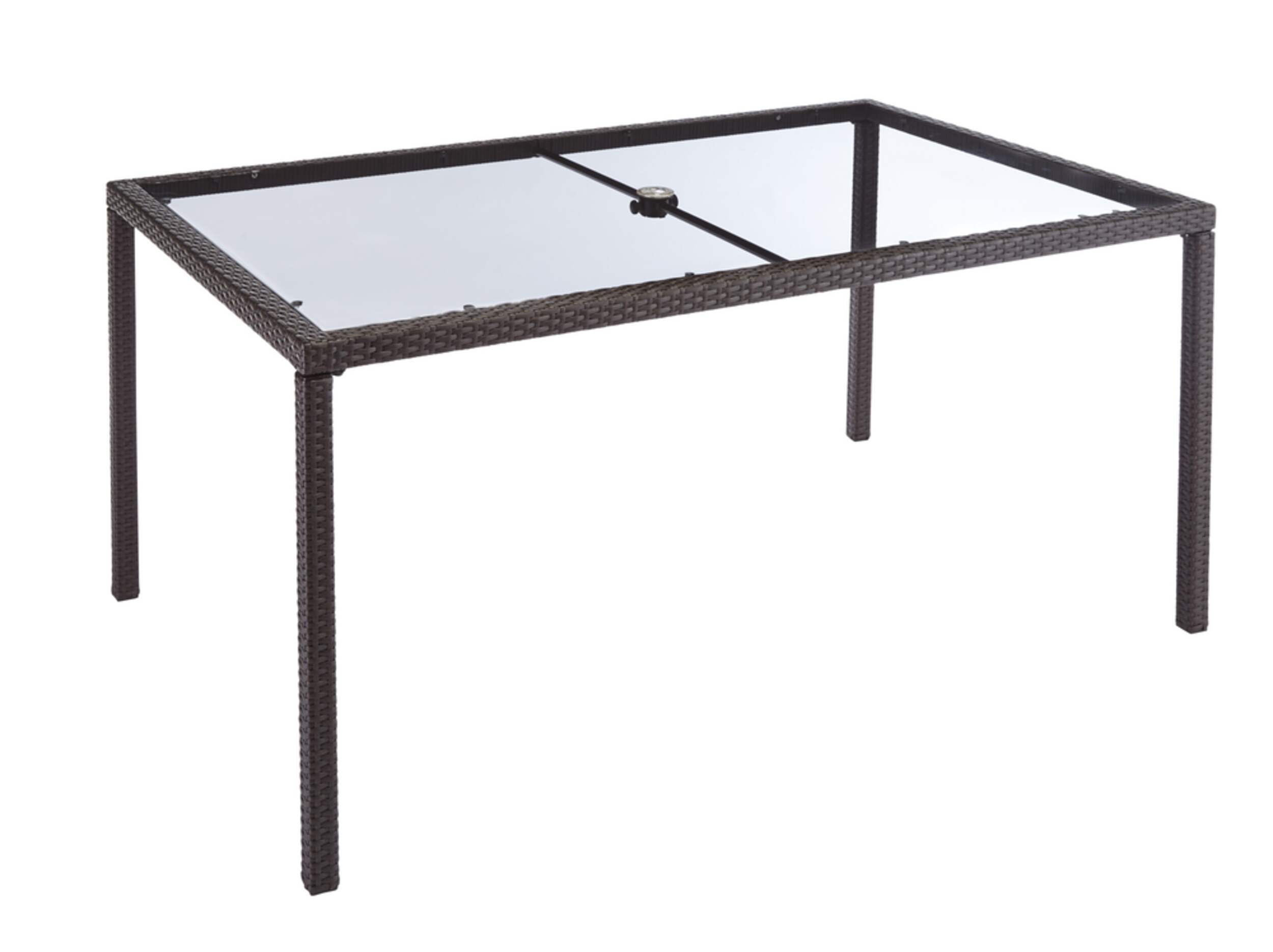 CANVAS Cabana Collection Wicker Glass Patio Dining Table Canadian Tire
