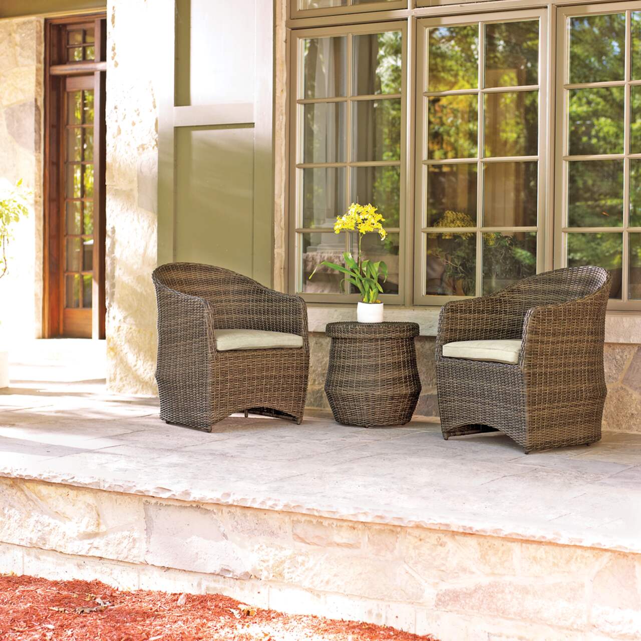 Canvas lakeside collection bistro set hotsell