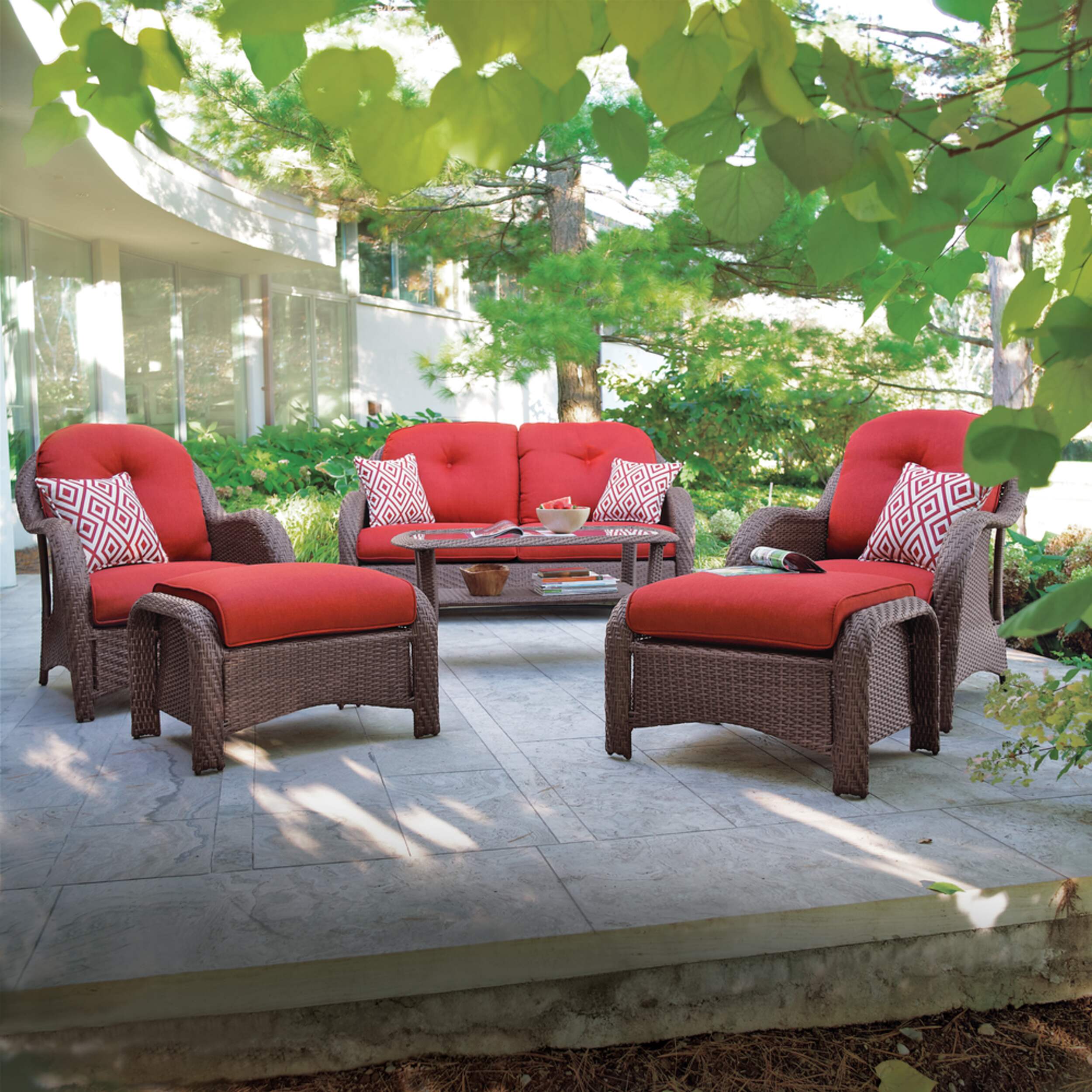LaZBoy Outdoor Avondale Conversation Set, 6pc Canadian Tire