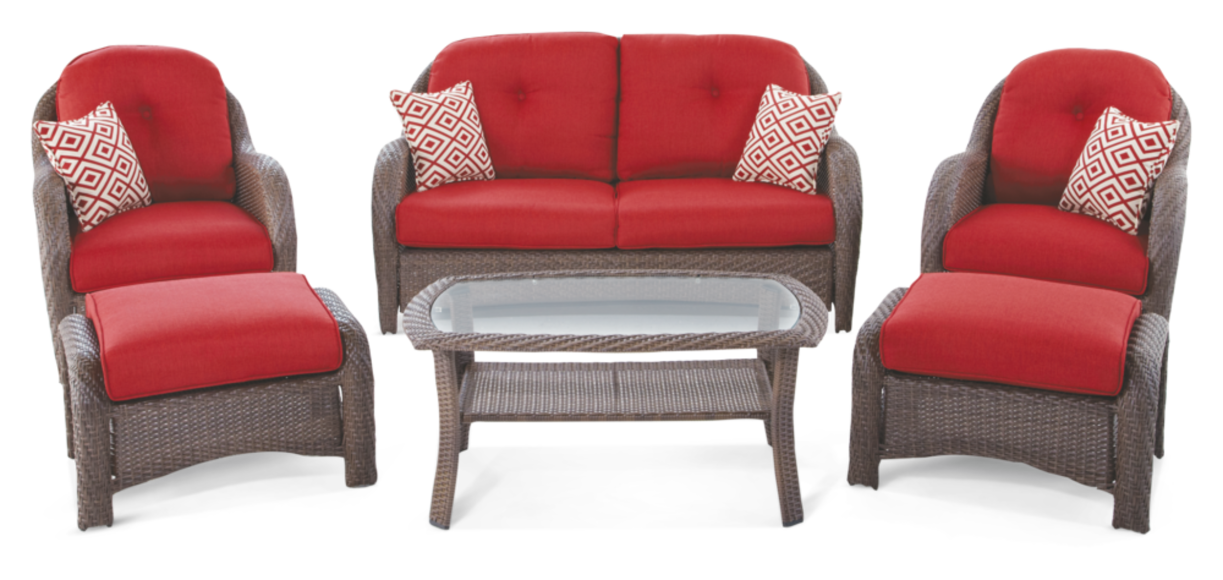 La-Z-Boy Outdoor Avondale Conversation Set, 6-pc Composite_or_Mixed