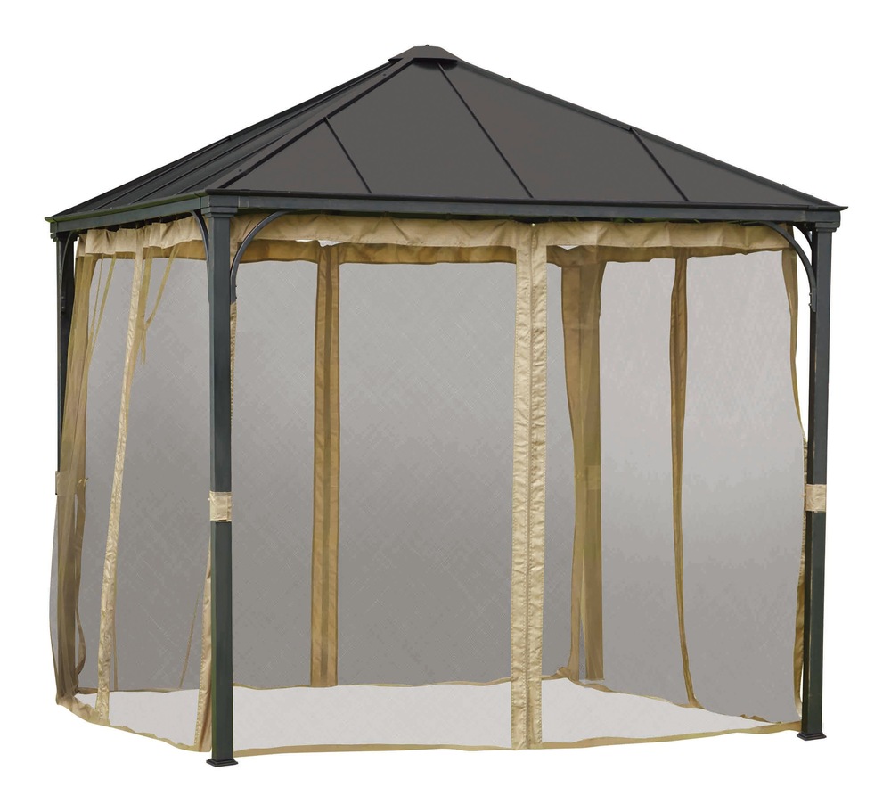 For Living Square Fabric Outdoor/Patio Gazebo Netting for Crawford
