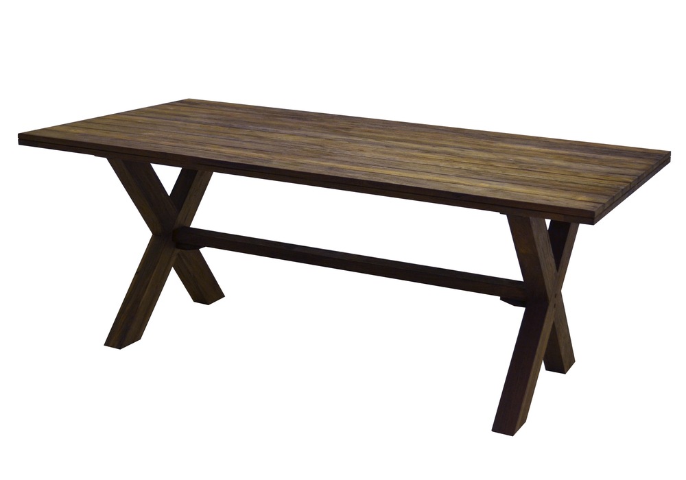 CANVAS Teak Patio Dining Table, 75.5 x 40in Canadian Tire