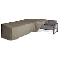 TRIPEL Outdoor/Patio Sectional Cover, Water & Weather Resistant, XL Front_Three_Fourths_Angled_Right