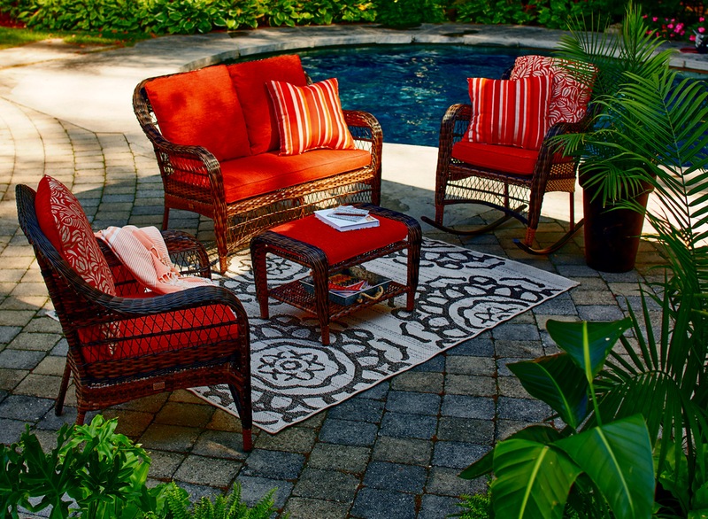 CANVAS Catalina Collection Wicker Patio Coffee Table Canadian Tire