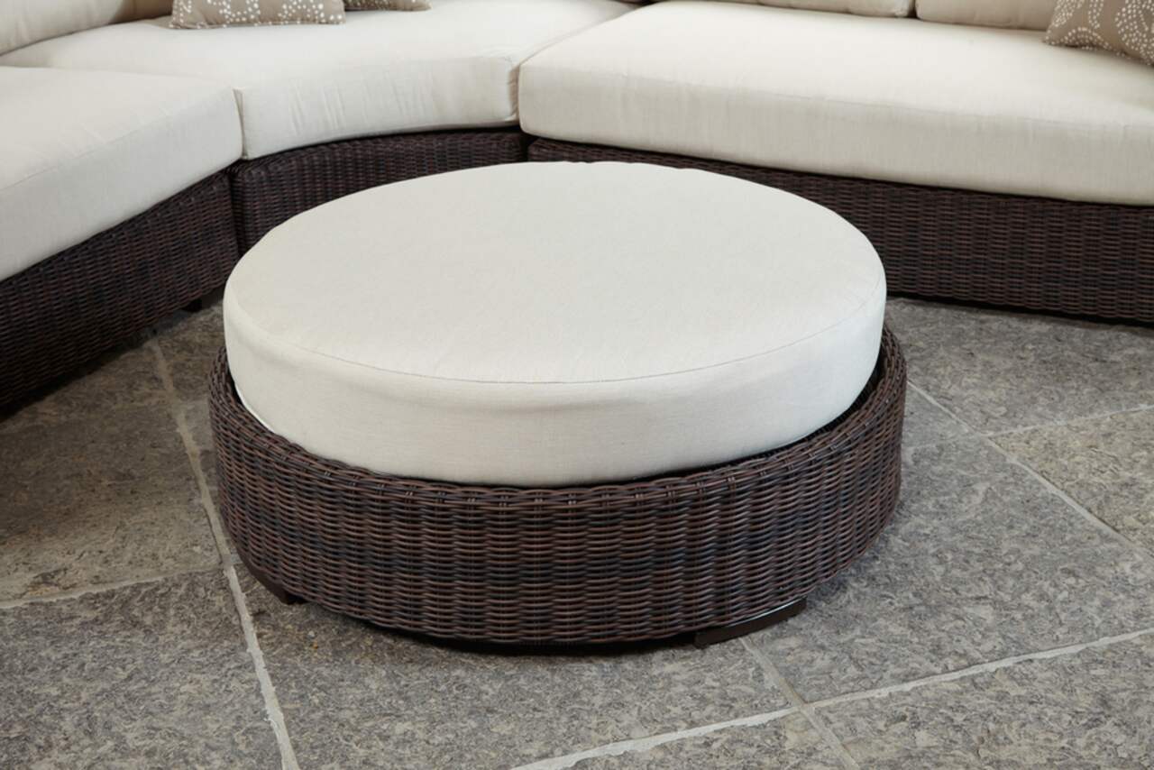 Leisure Design Mission Outdoor Ottoman