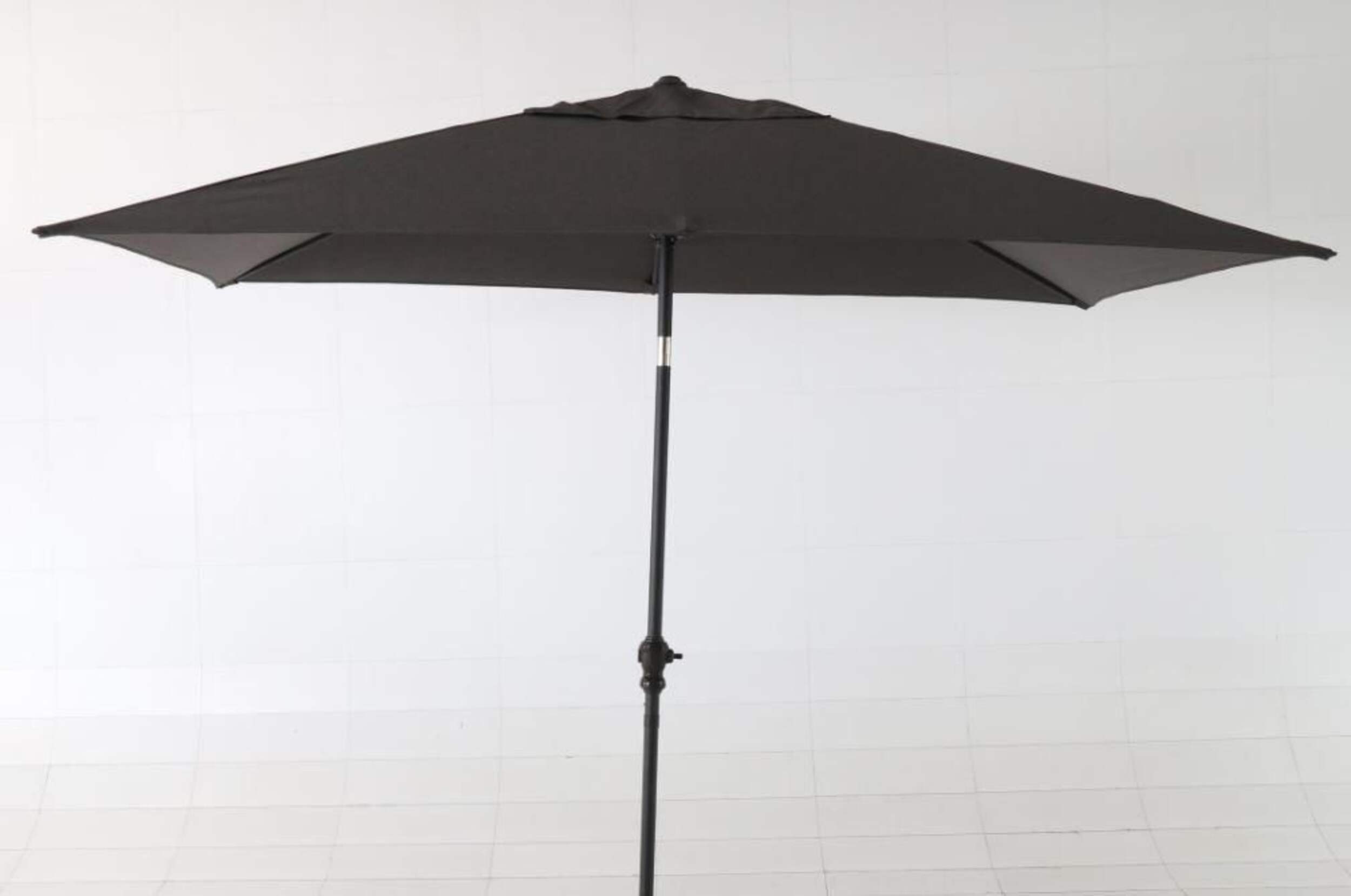CANVAS Rectangular Patio Market Umbrella Front_Flat