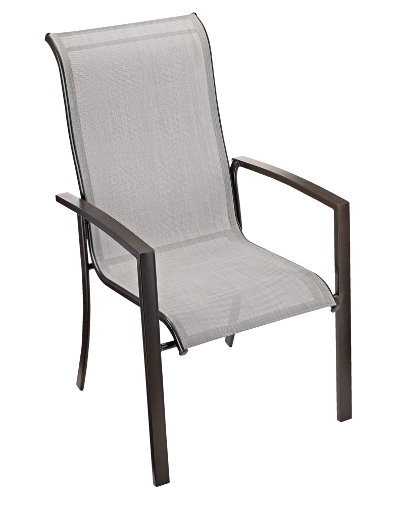 For Living Blu Sling Steel Outdoor Patio Accent Chair Grey 29x24x40 In Canadian Tire - Sling Patio Furniture Canada