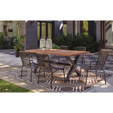CANVAS Tribeca Teak Patio Table Composite_or_Mixed