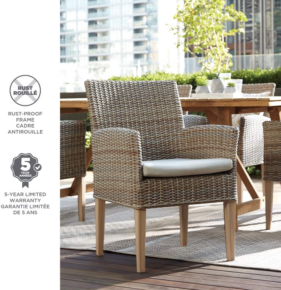 beige patio dining chairs