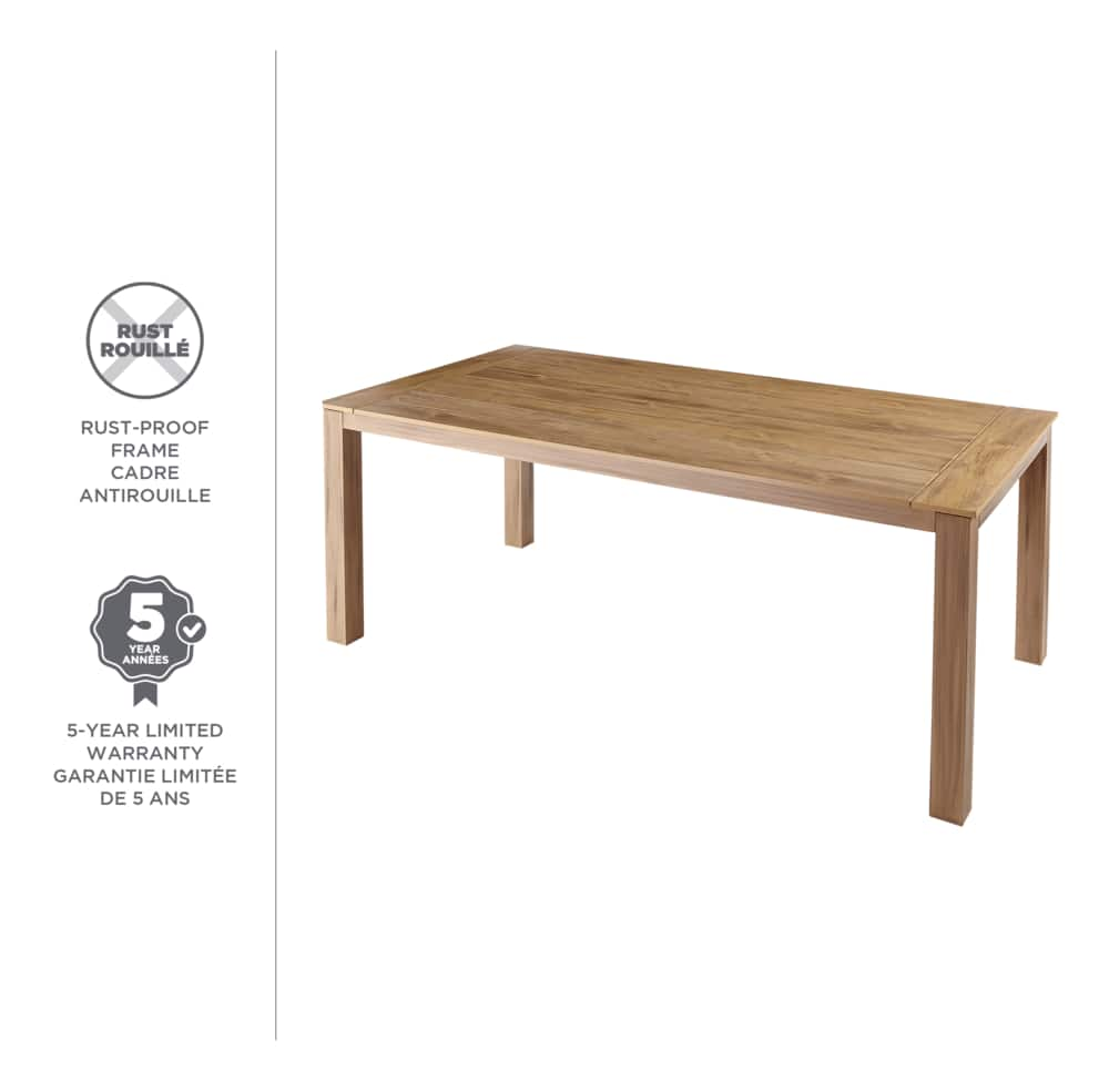 wooden rectangle table