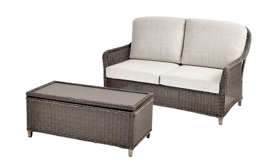 CANVAS Beaumont Patio Loveseat & Storage Table Canadian Tire
