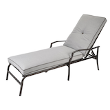 For Living Bluebay - Chaise longue de jardin rembourrée Front_Angled_Left