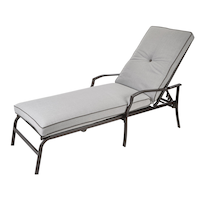 For Living Bluebay - Chaise longue de jardin rembourrée Front_Angled_Left