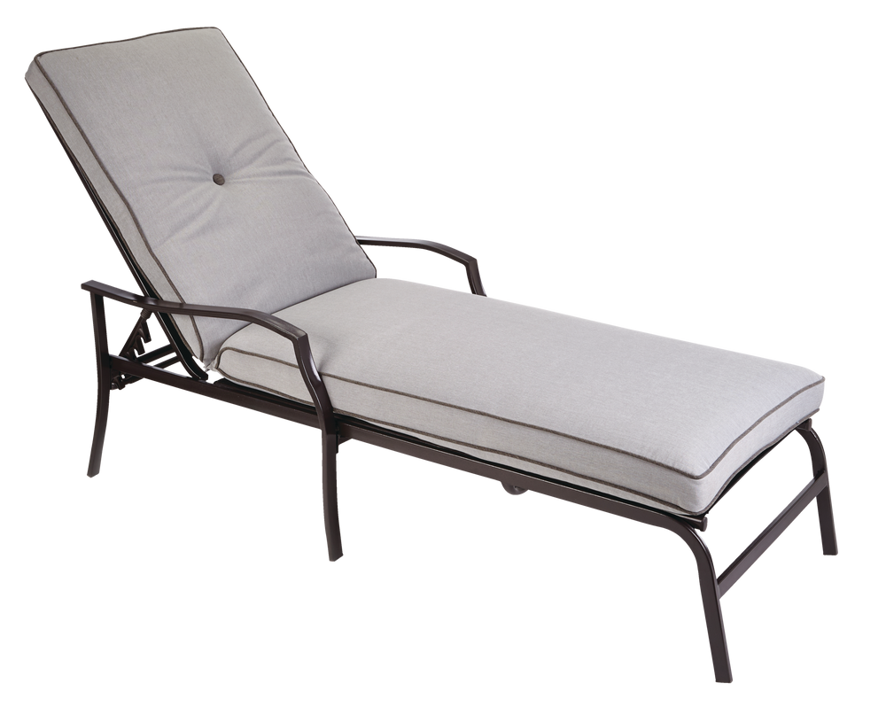 cushioned patio lounger