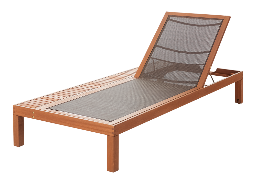 Chaise longue réglable à roulettes CANVAS Southampton, brun Canadian Tire