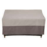 TRIPEL - Housse imperméable pour causeuse de jardin , protection UV, gris, 54 x 36 po Front_Elevated