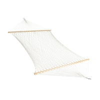Hamac en corde de coton Bliss Hammocks avec barre d'écartement, 60 po, pour patio/arrière-cour