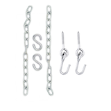 Bliss Hammocks Rust-Resistant Hammock Accessories, S- Hook, Straps & Screws Front_Flat