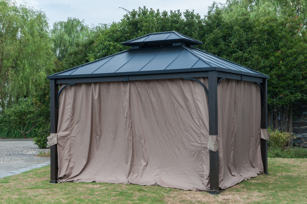 CANVAS Fabric Outdoor/Patio Gazebo Walls & Netting for Dashley Gazebo