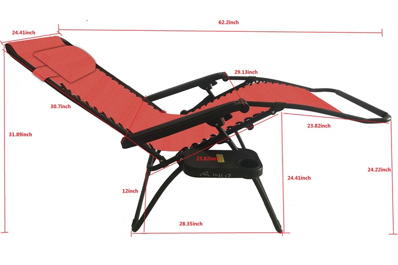 For Living XL Zero Gravity Chair, Red Canadian Tire